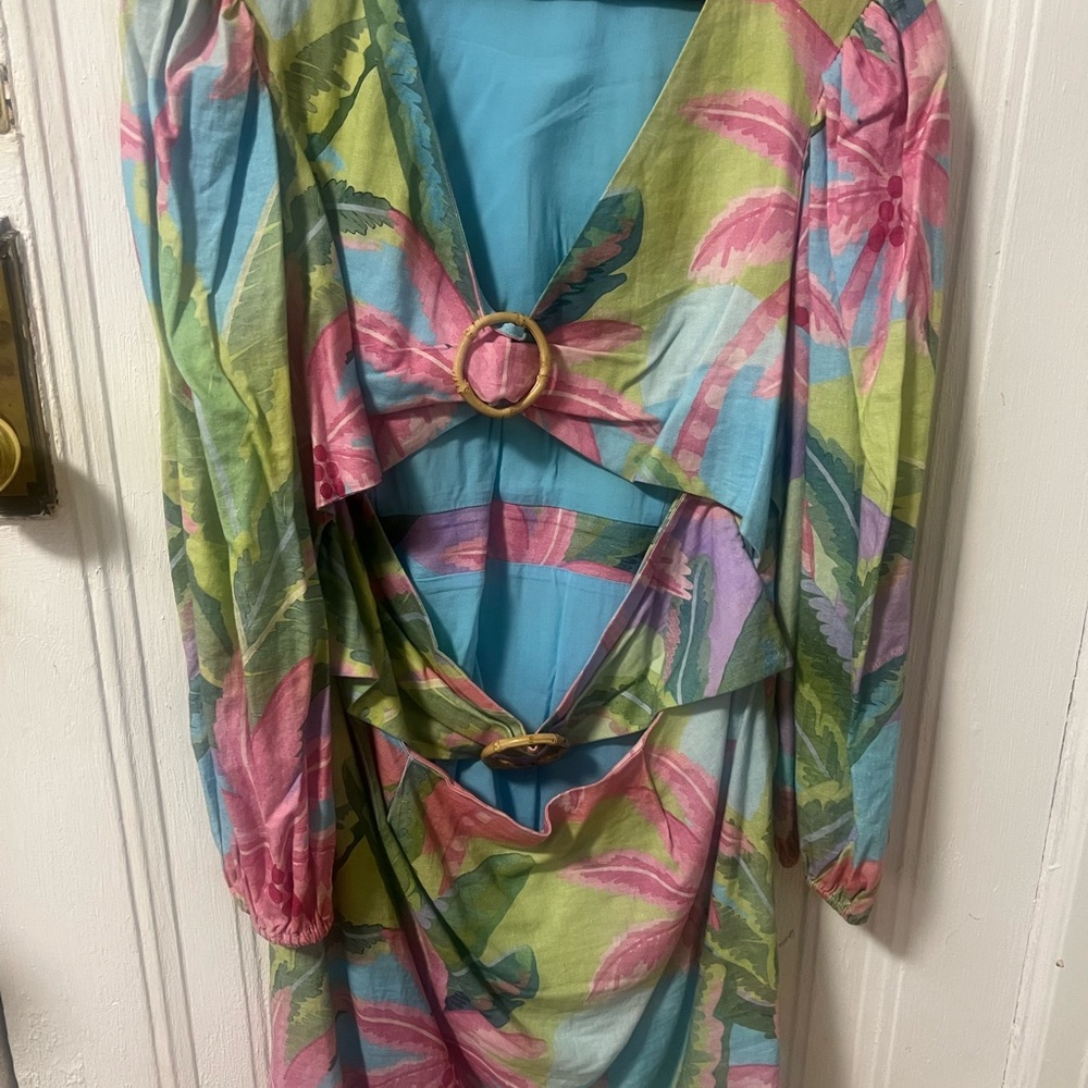 Farm Rio Cut out Dress - Picture 2 of 4